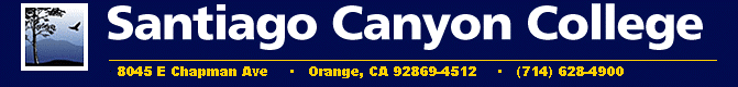 Santiago Canyon College logo